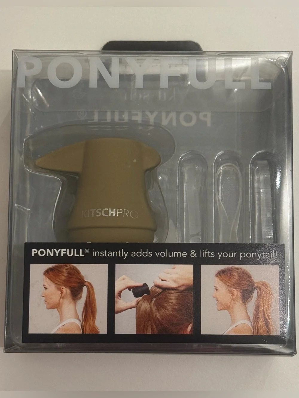 Kitsch Ponyfull Ponytail Volumizer - Tan
